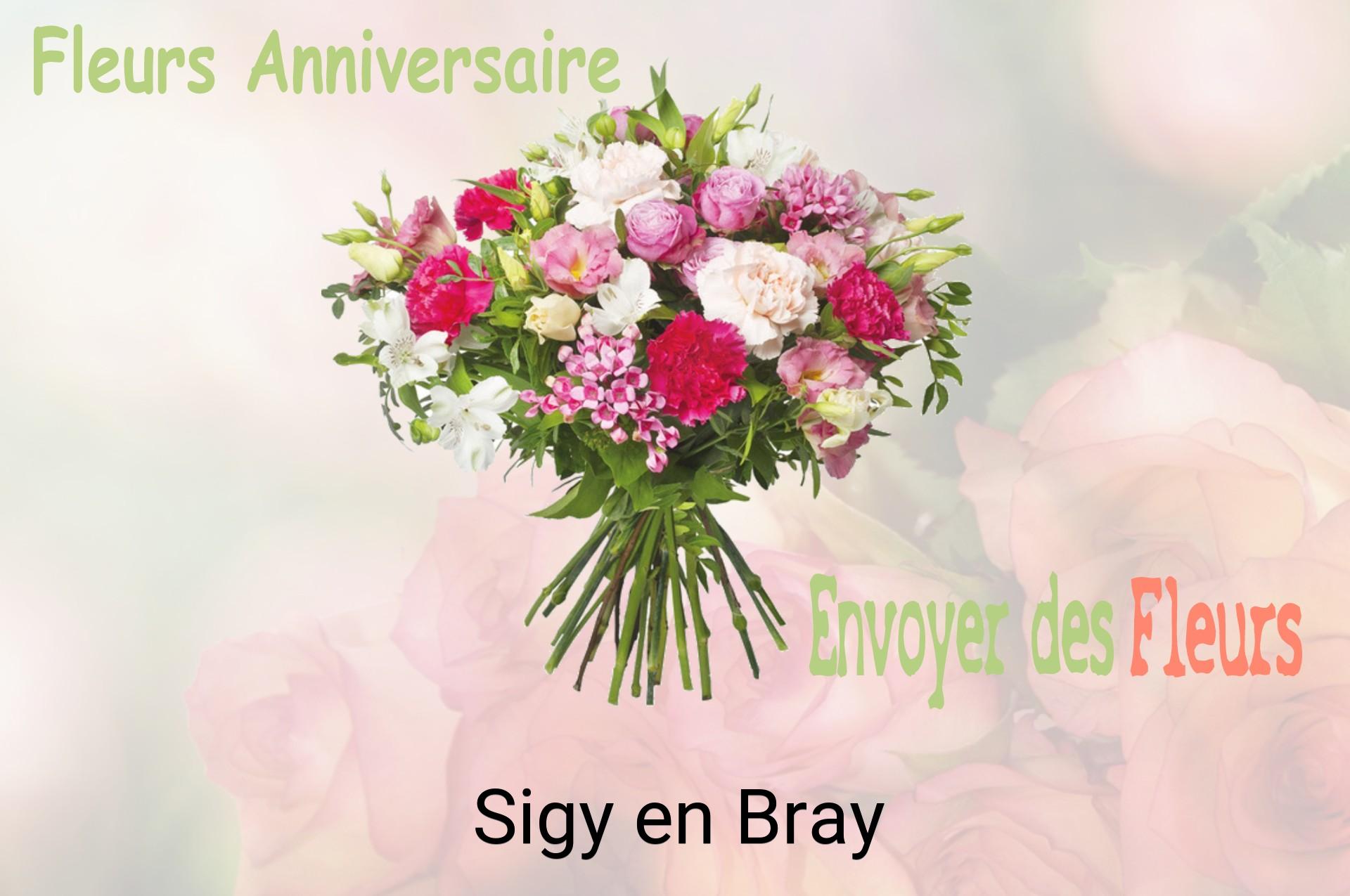 Bouquet de fleurs d’anniversaire livré à Sigy-en-Bray